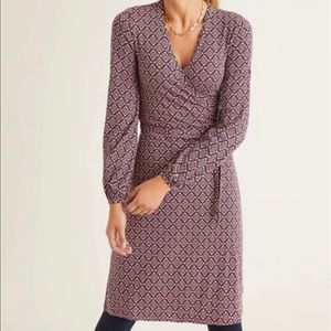 Boden Elodie Wrap Dress Size 8L